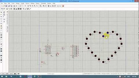 Hướng Dẫn Mô Phỏng Mạch Led Trái Tim ( Sử Dụng IC Số ) Bằng Proteus ISIS