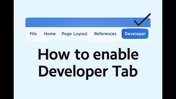 How to Unlock the Developer Tab in Microsoft Word – Easy Tutorial