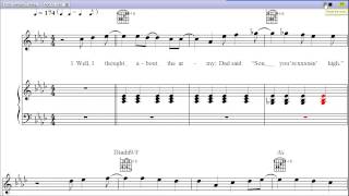 Army by Ben Folds Five - Piano Sheet Music:Teaser