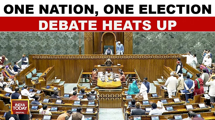 One Nation, One Election Bill Sparks Debate in Parliament, Opposition Stands Firm | India Today
