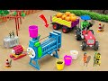 Diy tractor making mini Orange Juice Machine | Diy agricultural processing machine |@Sunfarming