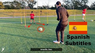 LOADS Of Passing & 1st Touch Drills For Soccer | SPANISH SUBTITLES | Joner Football screenshot 5