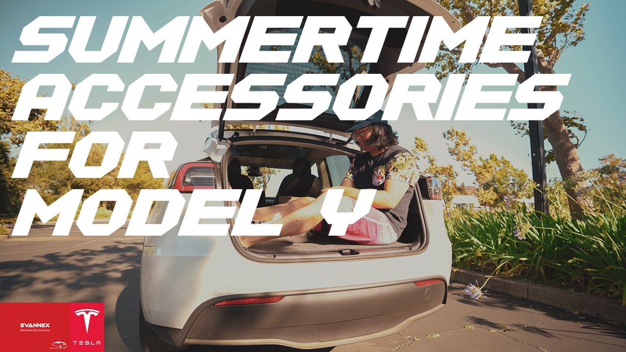 SUMMERTIME MUST HAVE ACCESSORIES FOR YOUR TESLA MODEL Y☀️🌴 - YouTube