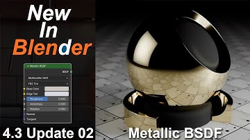 Blender 4.3 Metallic BSDF: Create Stunning Realistic Metals!
