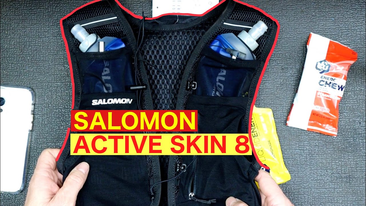 Salomon Hydration Vest active skin 8  Hydration vest for running and  cycling 