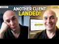 I opened my inbox to see he landed ANOTHER client!