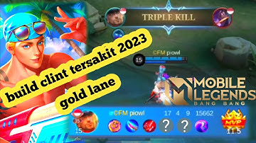 Build clint tersakit 2023 gold lane
