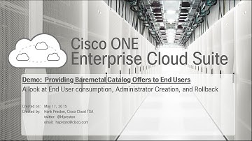 UCS Director - Baremetal Server Provisioning