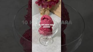 🍓HELADO DE FRUTOS ROJOS SALUDABLE / Sería 10 helados para verano #1