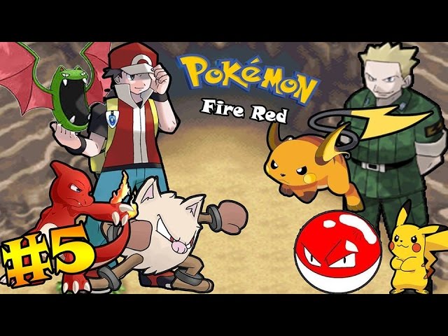 Pirugamer - Detonado Pokemon Fire Red-O ginásio elétrico- 12 
