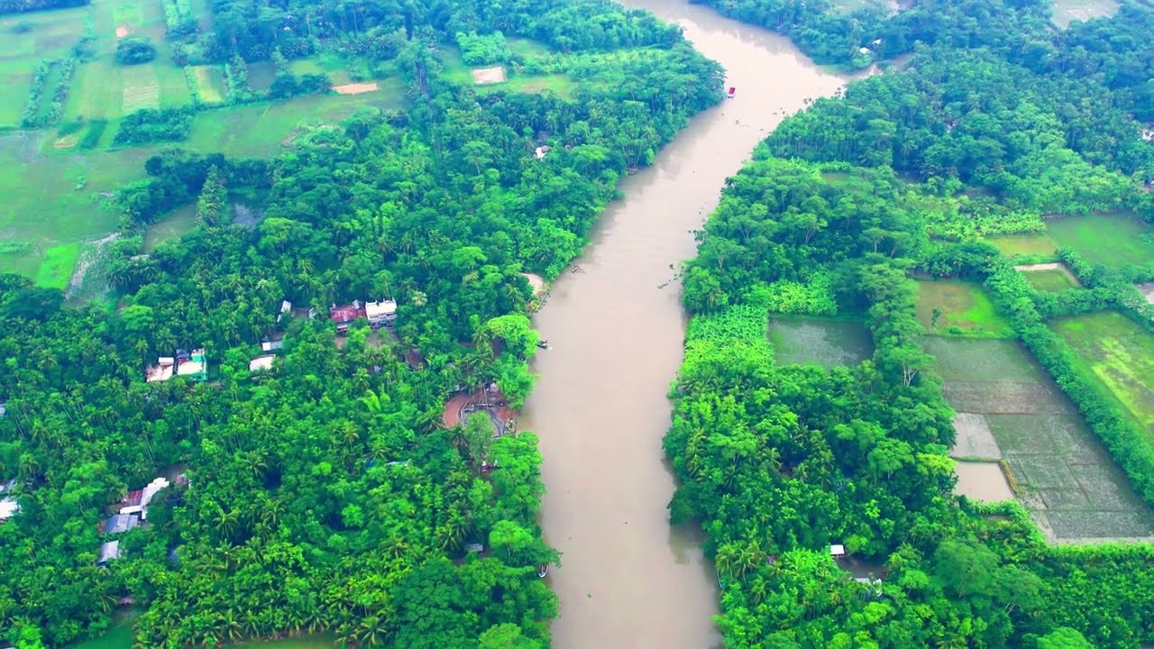 Village Aerial view l Free 4k Drone Video l Free stock footage l Royality free video