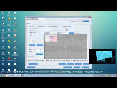 LED screen display control software Novastar tutorial from led screen supplier