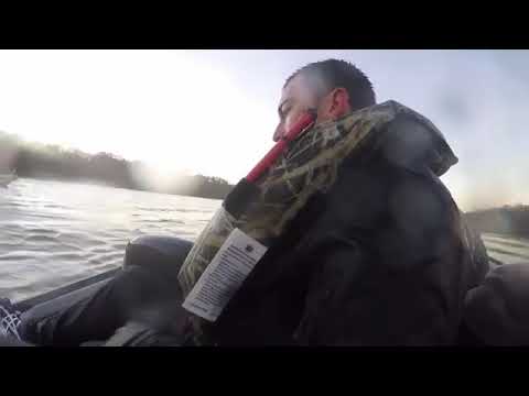chute en bateau moteur
