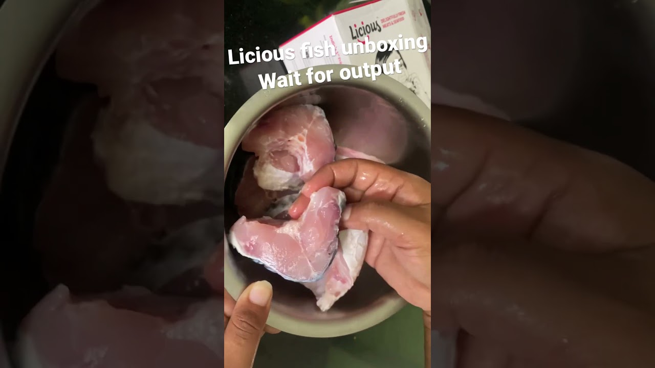 Licious 🐟box unboxing 
