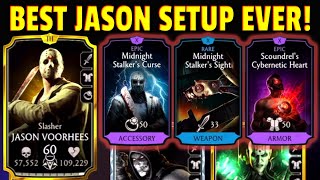 MK Mobile. The CRAZIEST Slasher Jason Build. He CAN