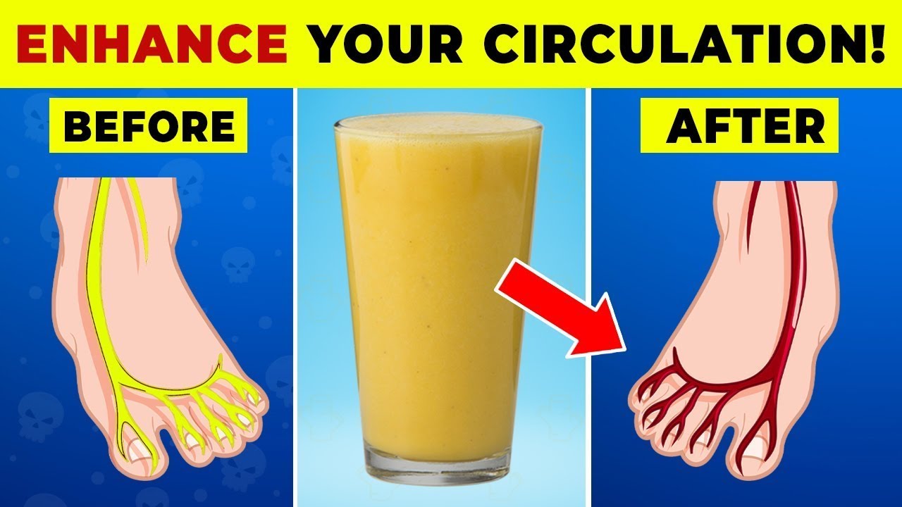 10 Miracle Drinks To Increase Circulation In Your Legs! - YouTube