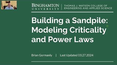 Building a Sandpile: Modeling Criticality and Power Laws