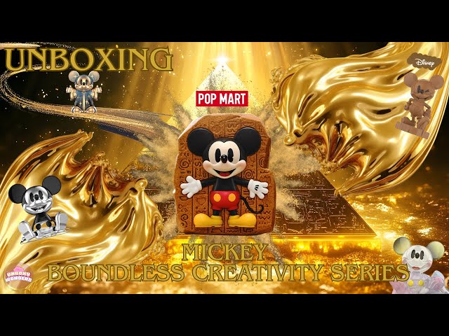 🎨🖼️Unboxing Pop Mart x Disney Mickey Boundless Creativity