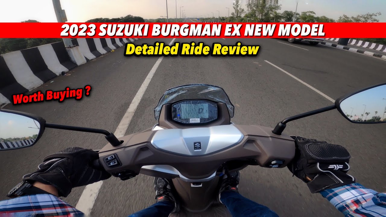 2023 Suzuki Burgman EX Detailed Ride Review | Best 125cc Scooter in ...