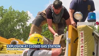 Firefighters dispatched to tank fire at closed gas station south of Columbia