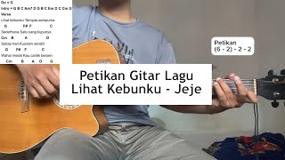 Petikan Gitar Lagu Lihat Kebunku  Jeje lihatkebunku jeje ezaanbiyatisna