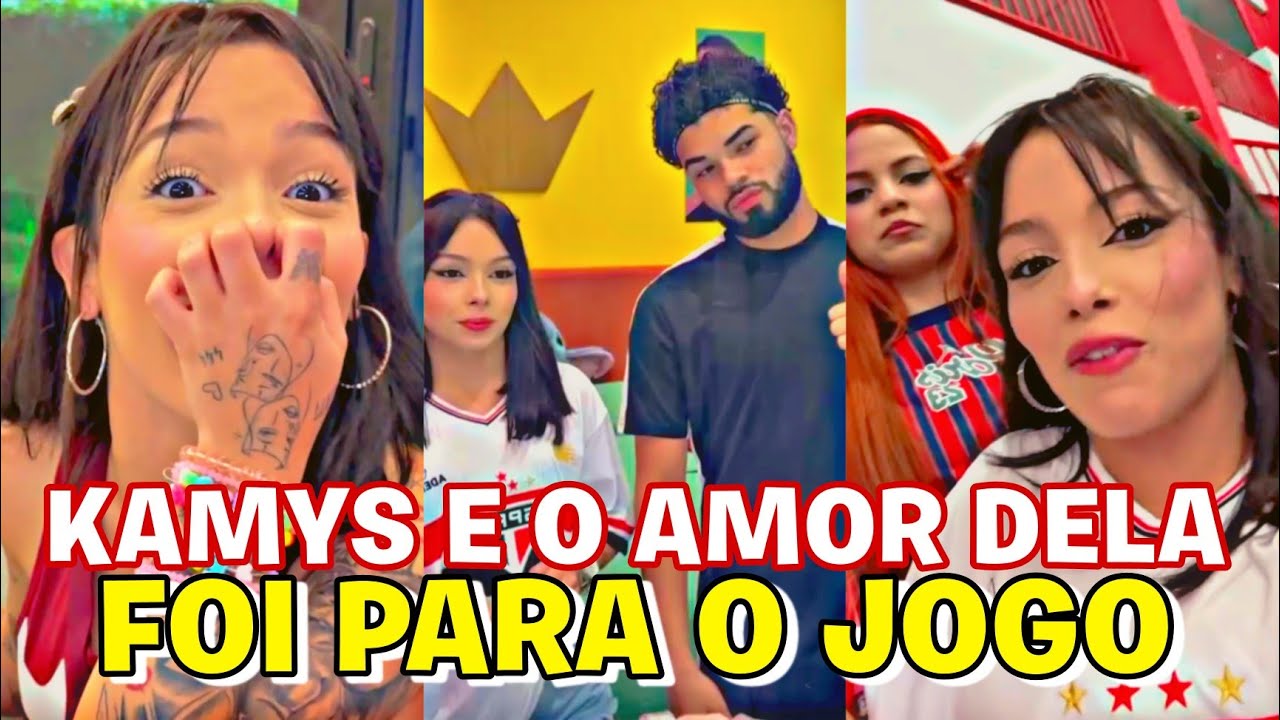 Kamylinha foi para o jogo com HYAGO 😱 Tá apaixonada 😍