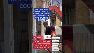 FIELD VISIT OF A TITLE SPLITTING MULTI UNIT PROPERTY.