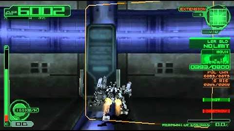 Armored Core 3 Silent Line Portable Attack Unexplored Region Rank-S OP-I