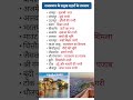 राजस्थान के प्रमुख शहरों के उपनाम || Rajasthan Gk #gk #rajasthangk #shorts #youtubeshorts #viral