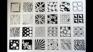 Hi guys.! in this video i ll be showing you all 24 easy zentangle
patterns.! tried to make as short can. really hope that guys like
thi...