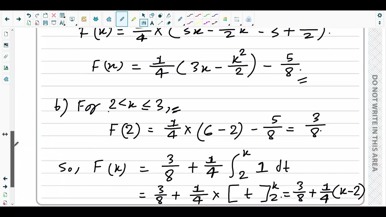 Q.NO.5-Continuous Random Variable, Cumulative Distribution Function and Probability Density Function