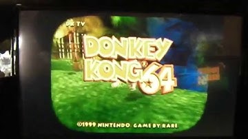 Donkey Kong 64 (Wii U VC) - Something... odd during the demo