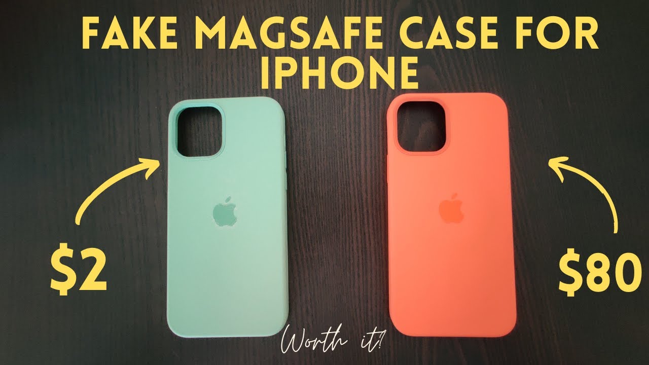 Fake iPhone Silicone Cases on for iPhone 12, 12 Pro & 12 Max