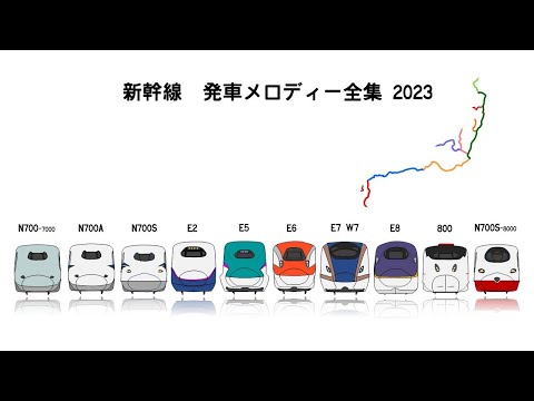 新幹線 発車メロディー全集 2023年度版