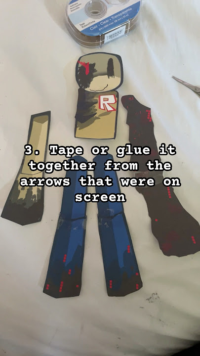 (requested) Tutorial on how to make a paper doll!! #forsaken #paperdoll #papercraft