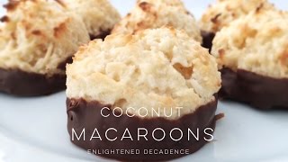 BEST Coconut Macaroons (vegan) | THE SIMPLE GREEN