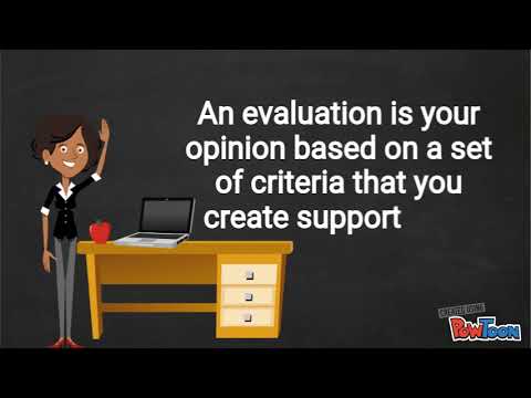 Difference between Analyzing and Evaluating