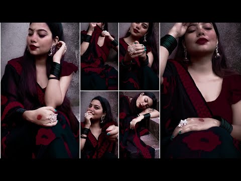 saree poses for photoshoot |Selfie Poses for girls |Saree selfie poses for  snapchat |expose with rv - YouTube