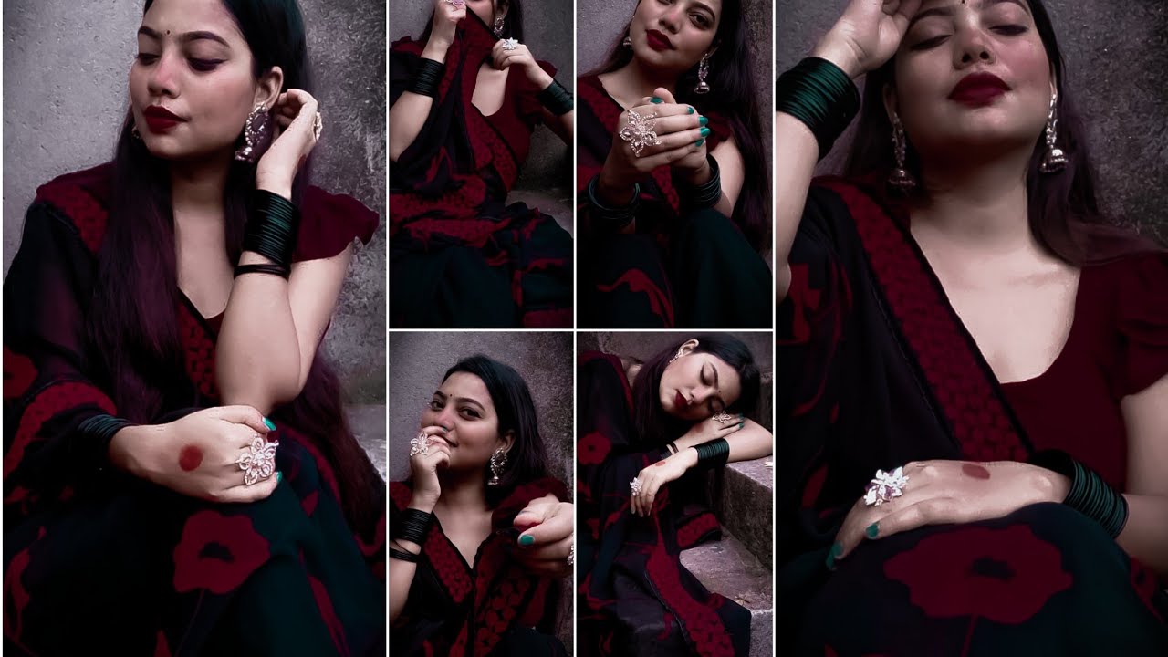 POSES IN SAREE FOR GIRLS / PHOTOGRAPHY IDEAS IN SAREE !!❤️ - YouTube