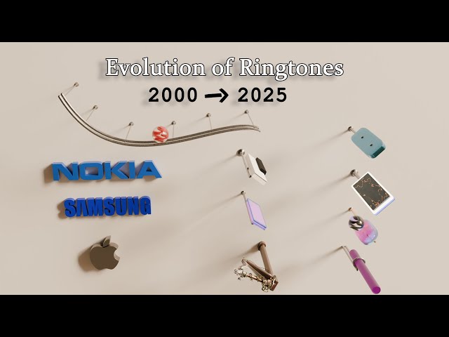 Evolution of Ringtones 2000–2025 - Marble Music Version