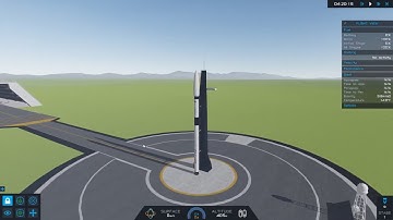 SimpleRockets 2: Testing Falcon 9 & STAT Module 1