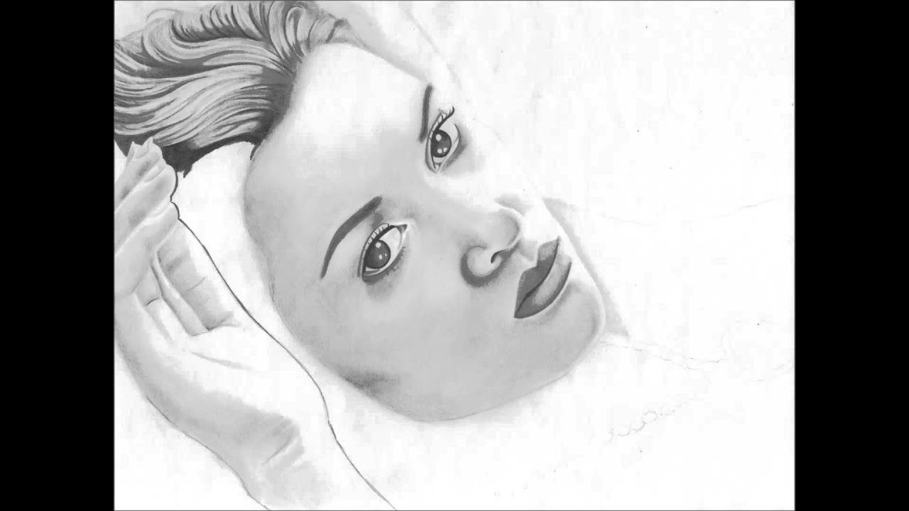  Drawing Rose Dawson - YouTube