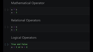 Lesson 3: Basic Operations