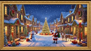 Frame TV Art - Frame Art TV with Music: The Magical Christmas Village A Night of Festive screenshot 1