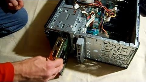 How to install SATA hard drive into a computer