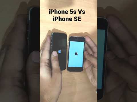 iPhone SE 1st Gen Vs iPhone 5s Power On Speed Test