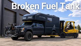 Our EarthRoamer's Fuel Tank Bracket Broke. Now What?