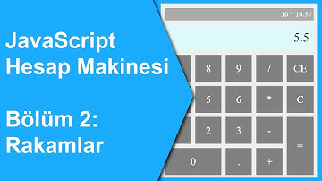 JavaScript Hesap Makinesi Yapımı Bölüm 2 - Rakamların Yapımı