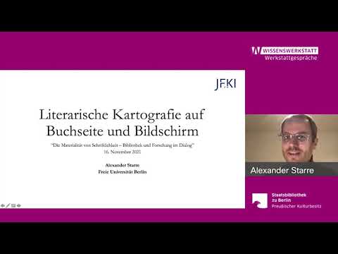 Literarische Kartografie auf Buchseite und Bildschirm