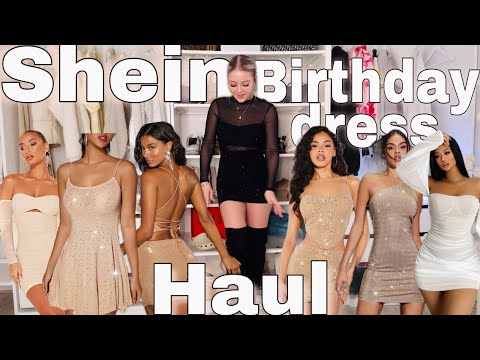 Birthday dresses from Shein??!! | dress haul | TikTok trending